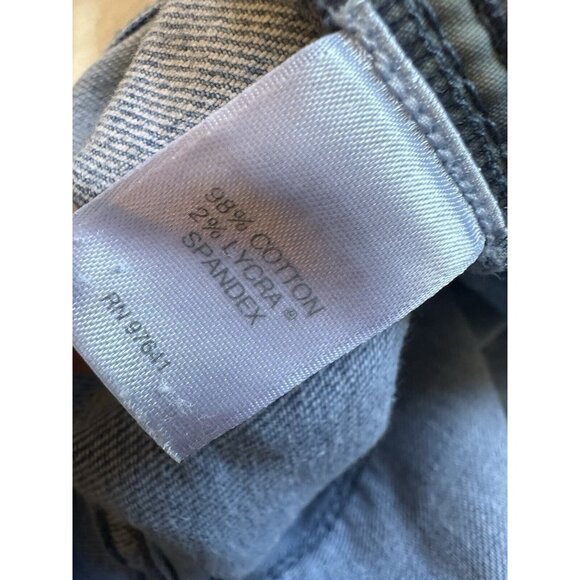 J Jill Jeans Womens 6 Tall Authentic Fit Slim Ankle Light Wash Blue Denim Pants - Picture 5 of 7